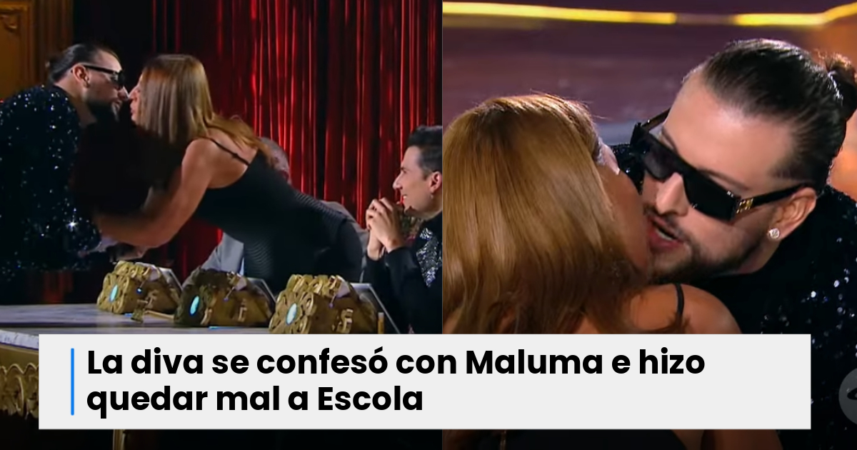 Puro Fuego En Yo Me Llamo Amparito Le Dio Beso En La Boca A Maluma